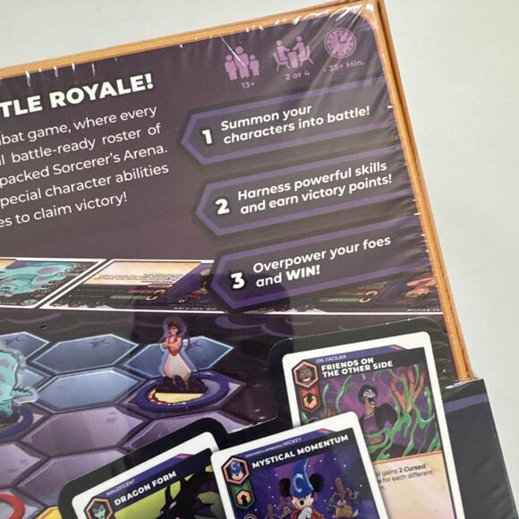 NIB Disney Sorcerer's Arena Epic Alliances Core Set Board Game Strategy NEW - Picture 4 of 7